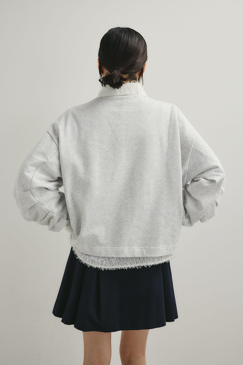 タックワイドミニスカート NVY M