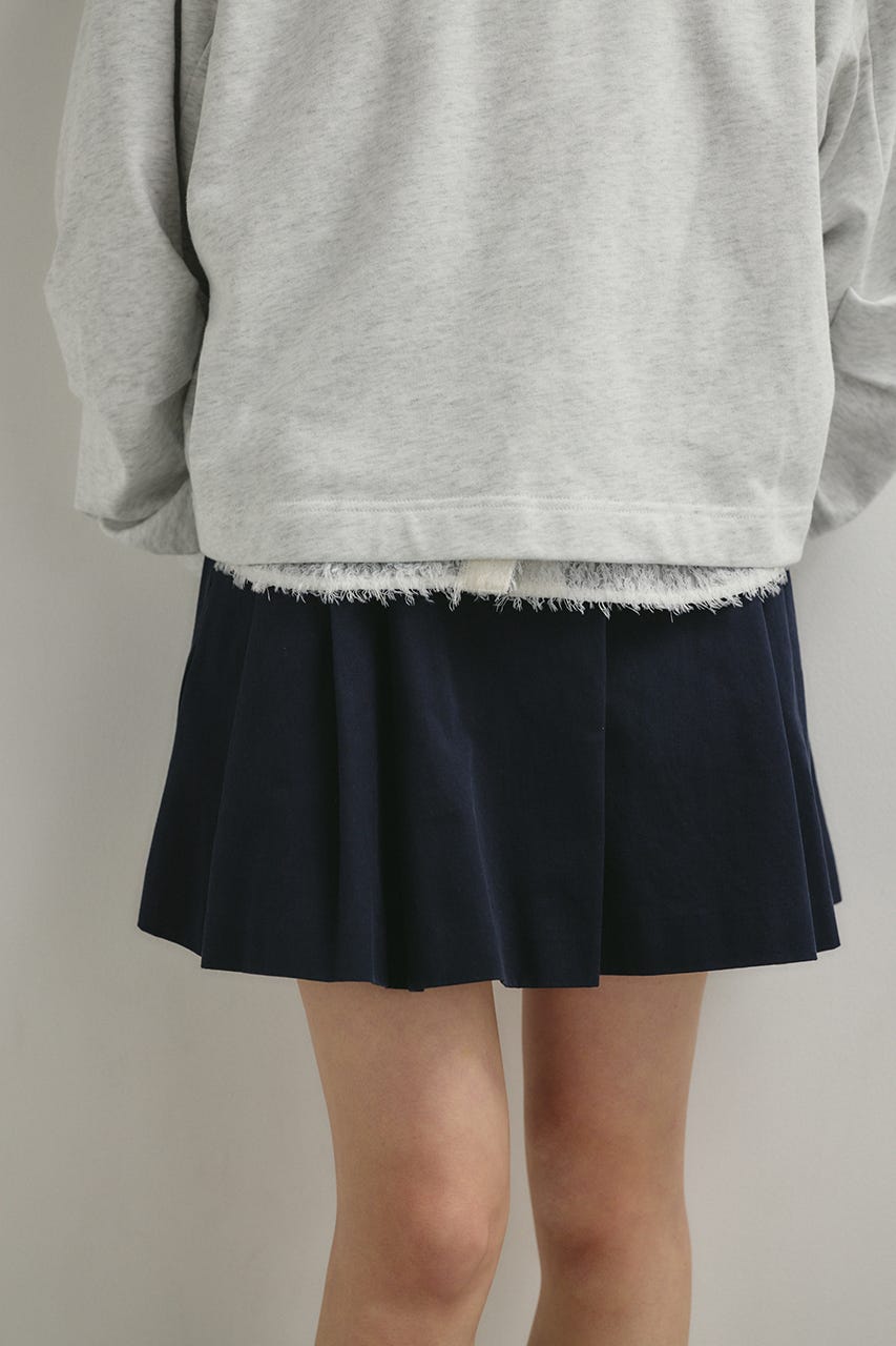 タックワイドミニスカート NVY M