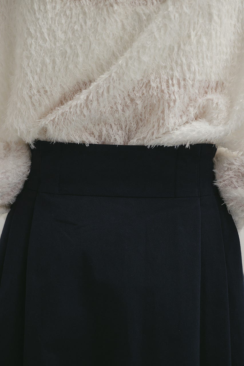 タックワイドミニスカート NVY M