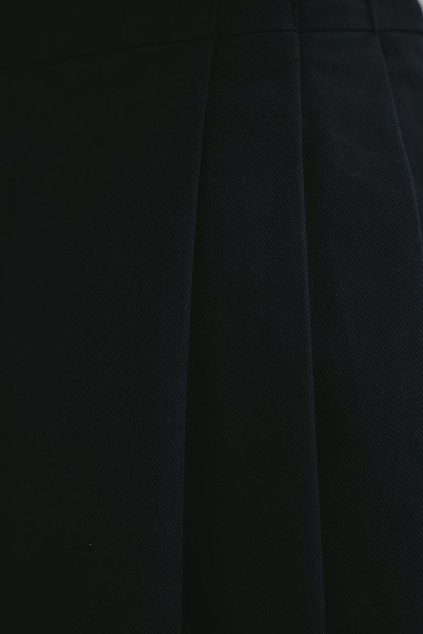 タックワイドミニスカート NVY M