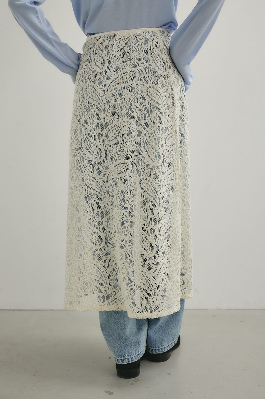 ニュアンスレースラップスカーフ IVOY FREE