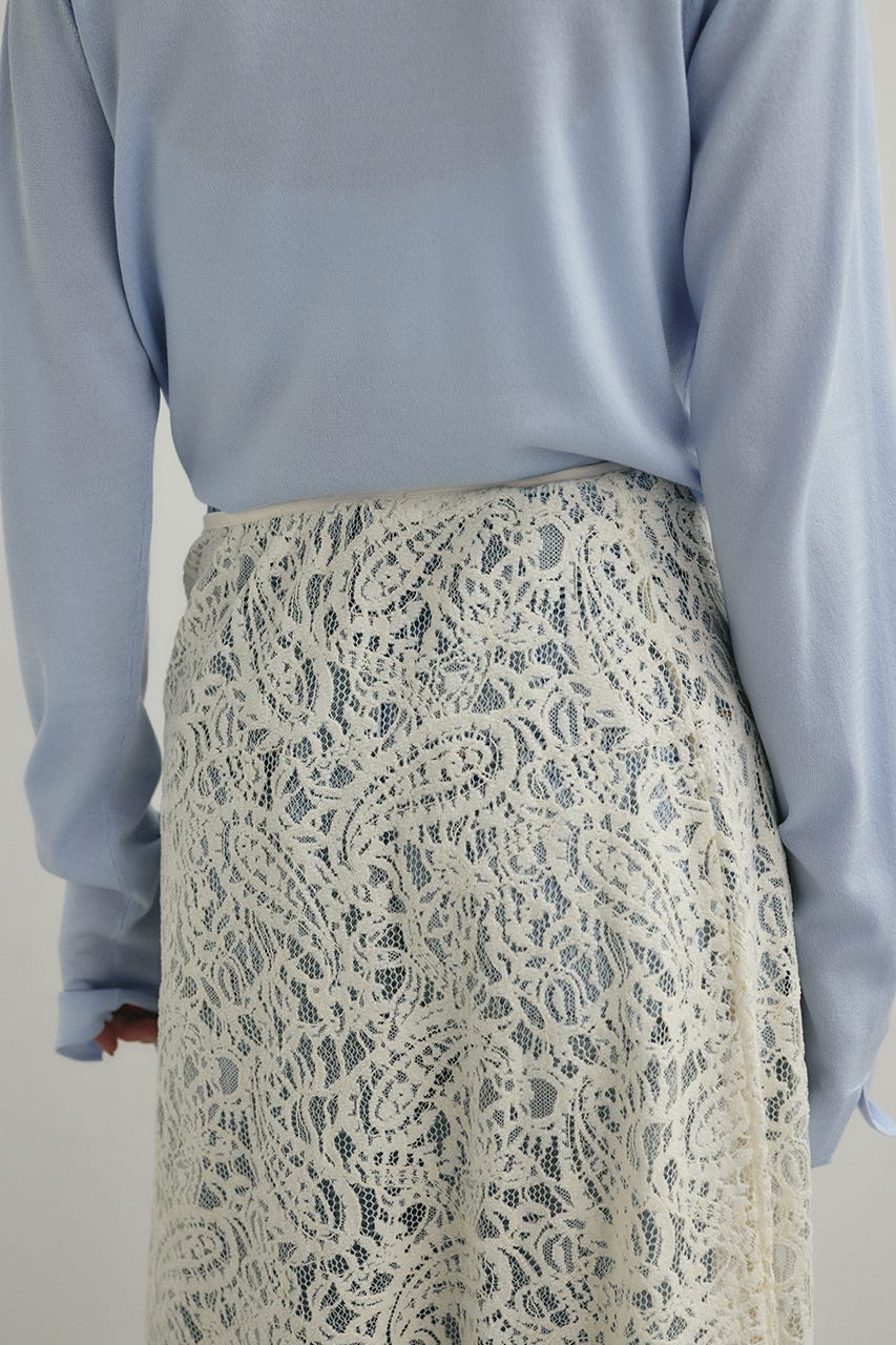 ニュアンスレースラップスカーフ IVOY FREE