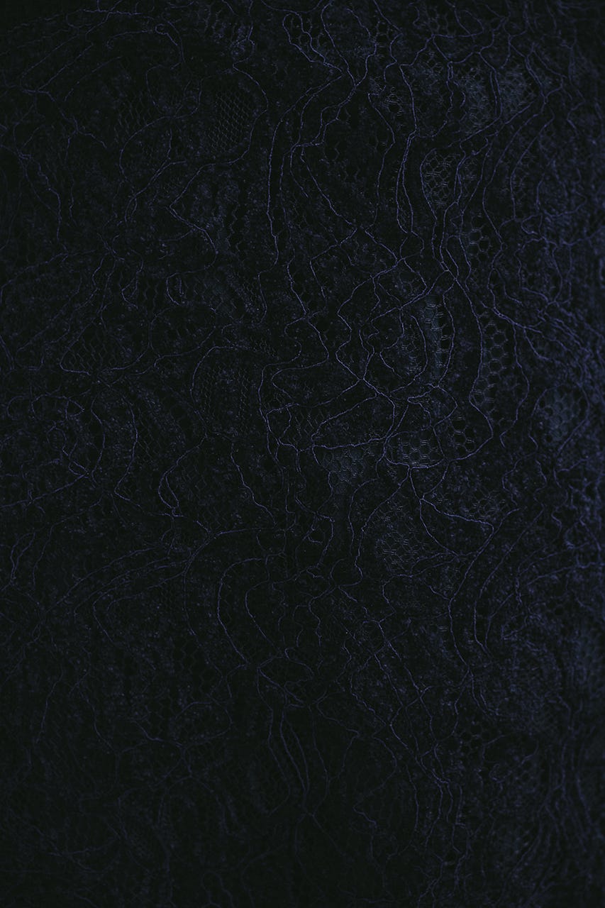 ニュアンスレースラップスカーフ NVY FREE