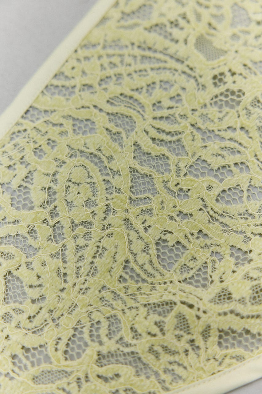 ニュアンスレーススカーフ L/GRN FREE