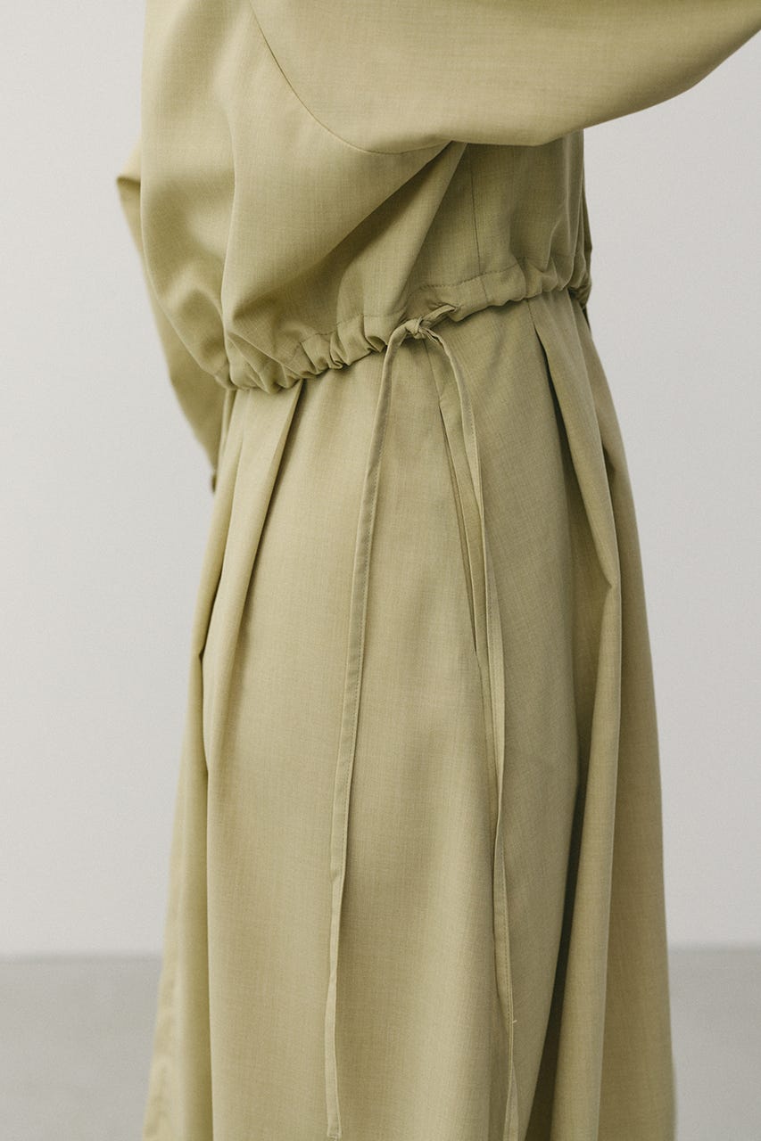 ヨークレイヤードシャツワンピース MINT M