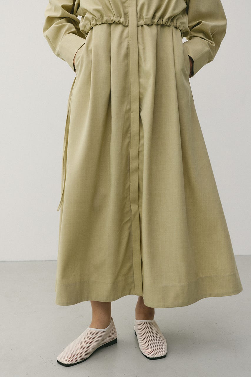 ヨークレイヤードシャツワンピース MINT M