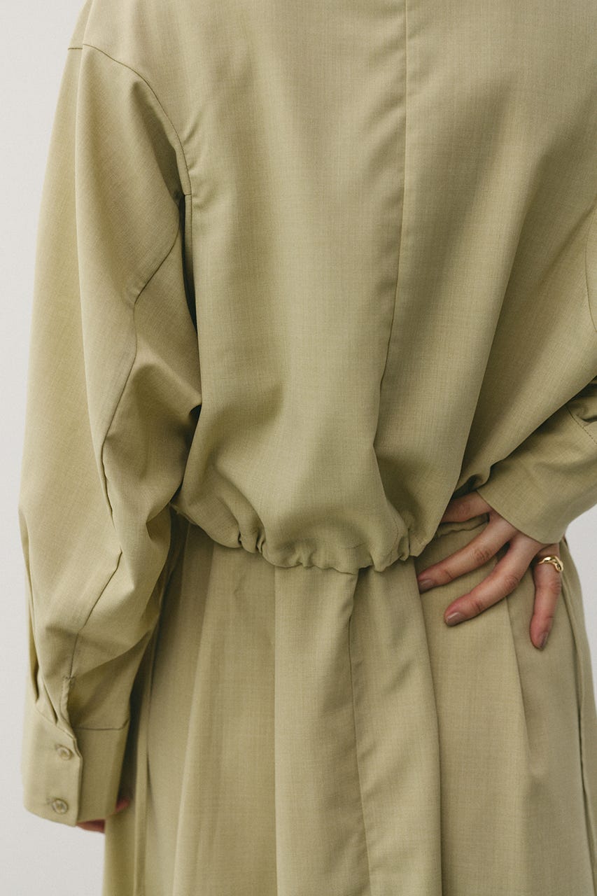 ヨークレイヤードシャツワンピース MINT M