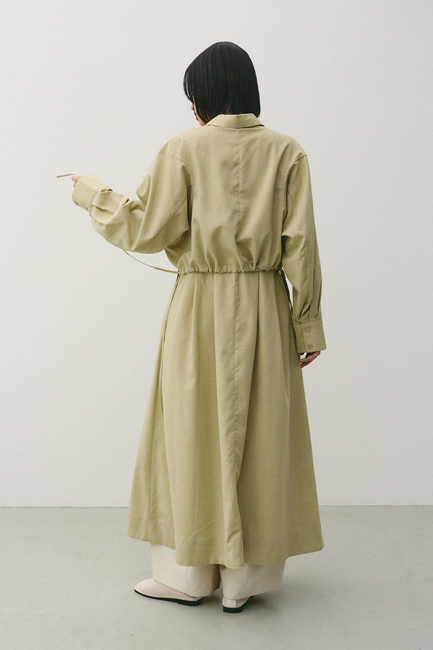 ヨークレイヤードシャツワンピース MINT M