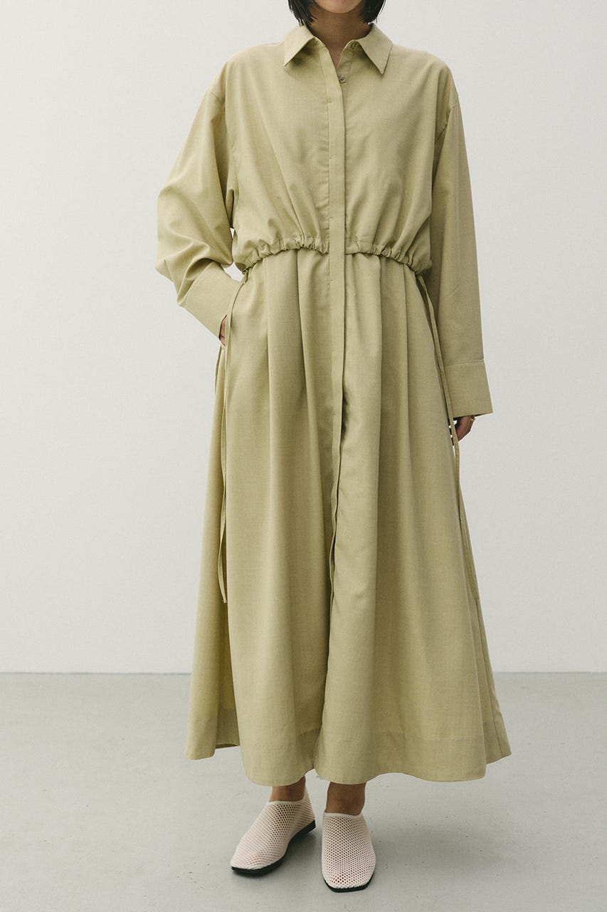 ヨークレイヤードシャツワンピース MINT M