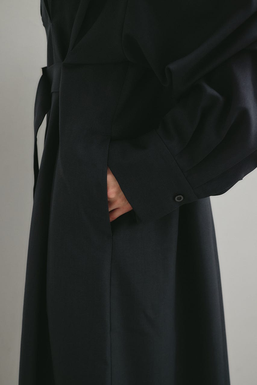 バックルベルトワンピース C.GRY S