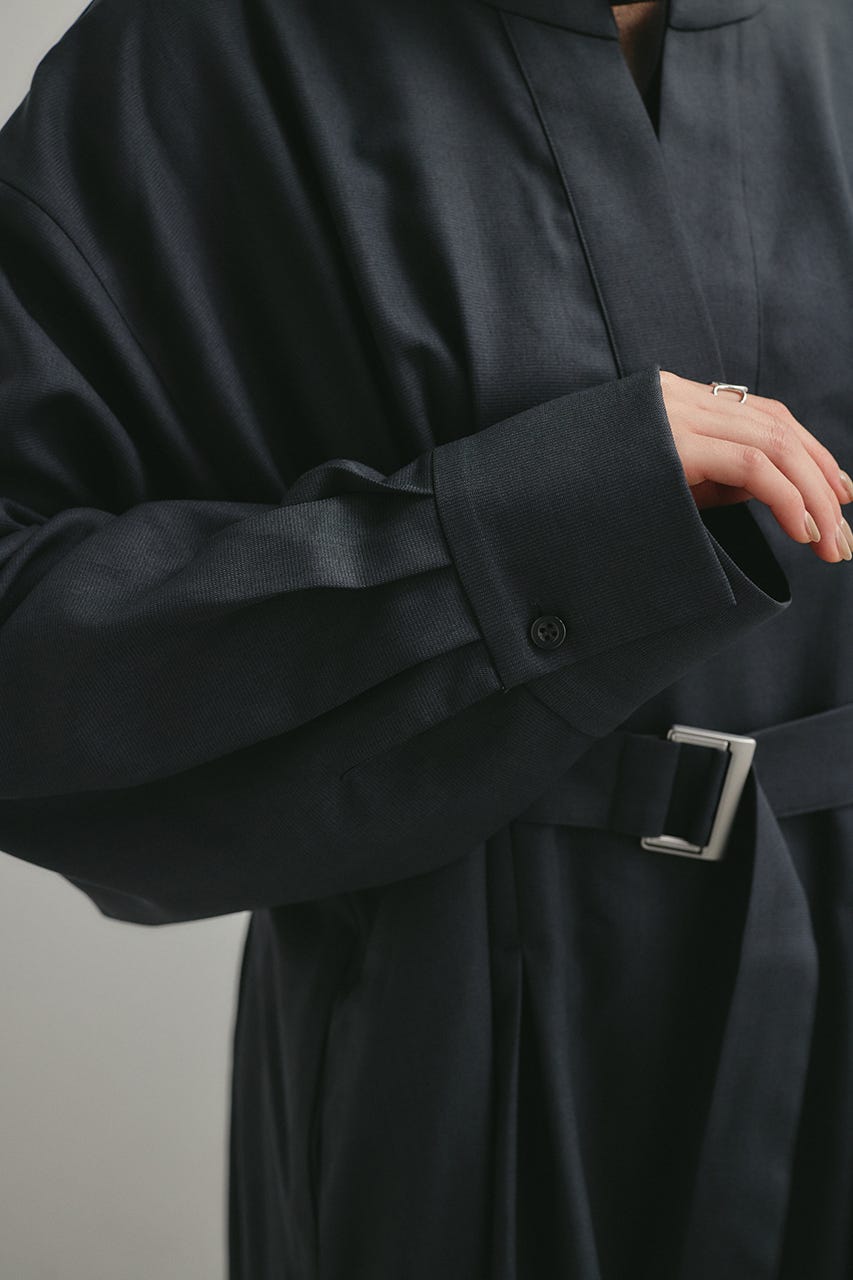 バックルベルトワンピース C.GRY S