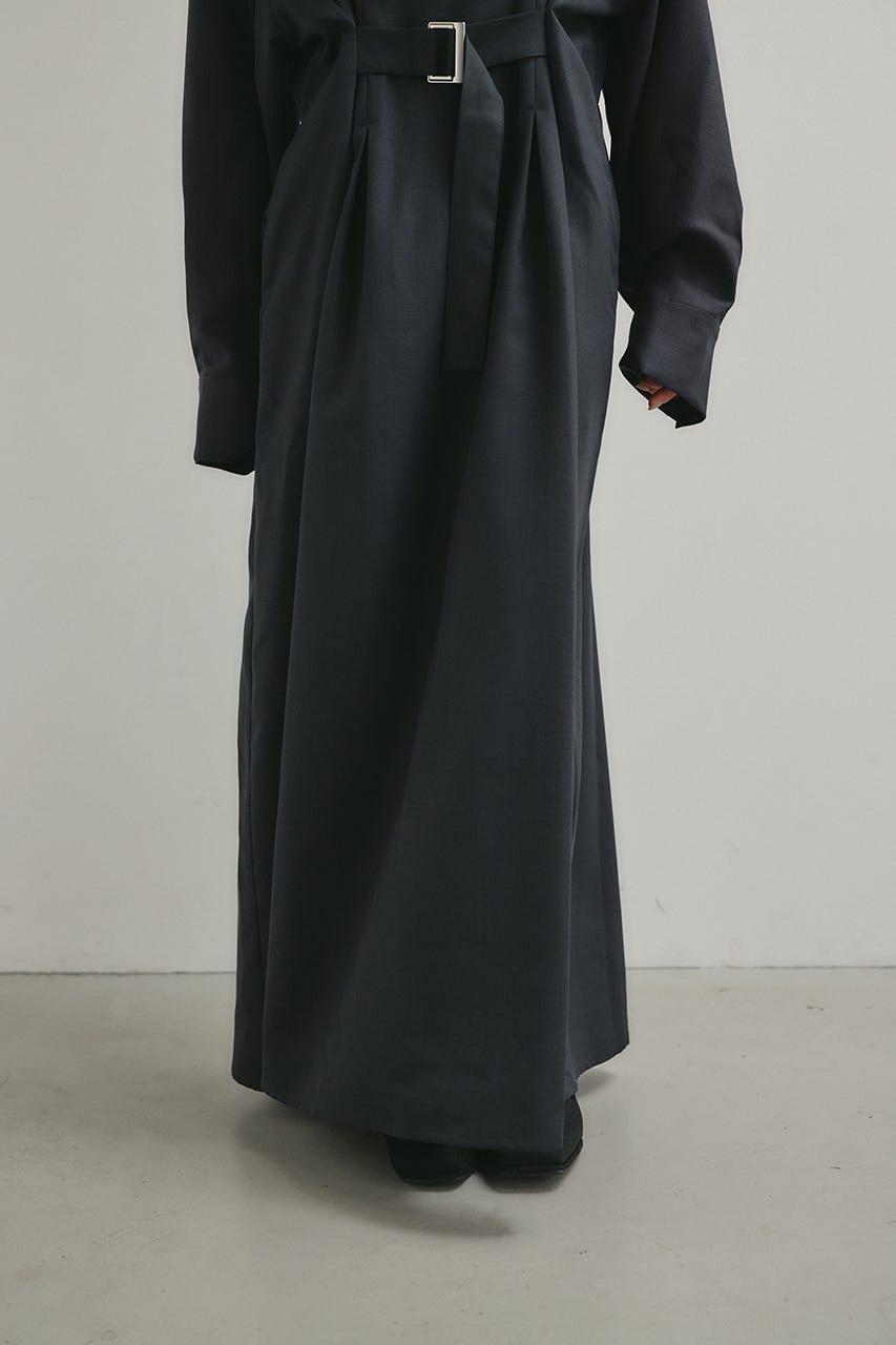 バックルベルトワンピース C.GRY S