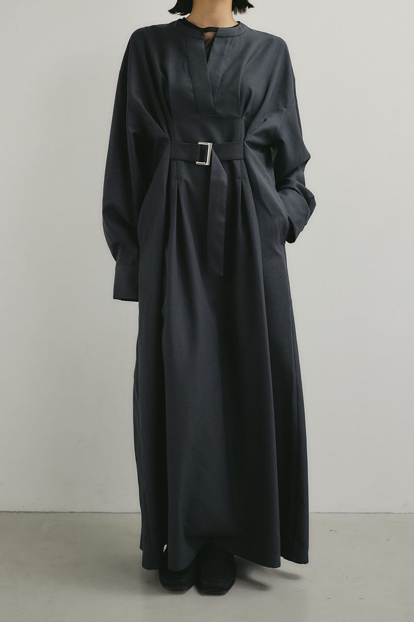 バックルベルトワンピース C.GRY S