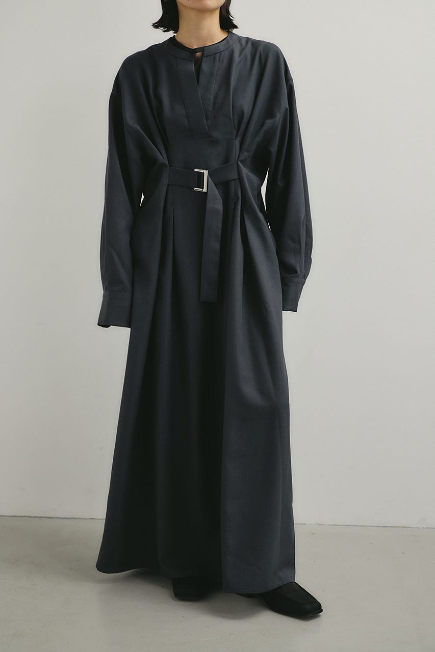 バックルベルトワンピース C.GRY S