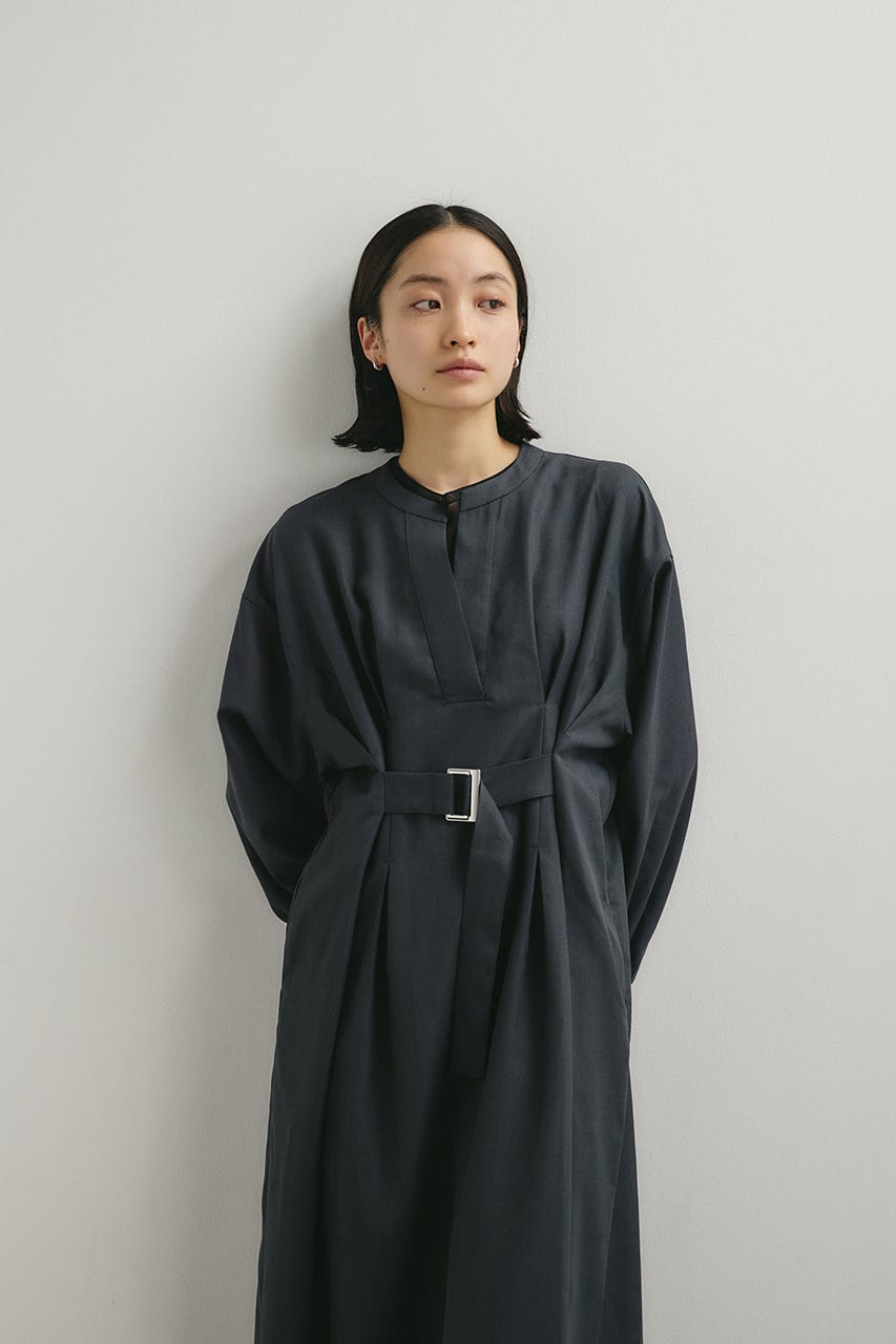 バックルベルトワンピース C.GRY S