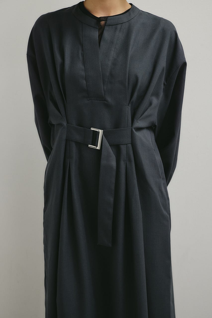 バックルベルトワンピース C.GRY S