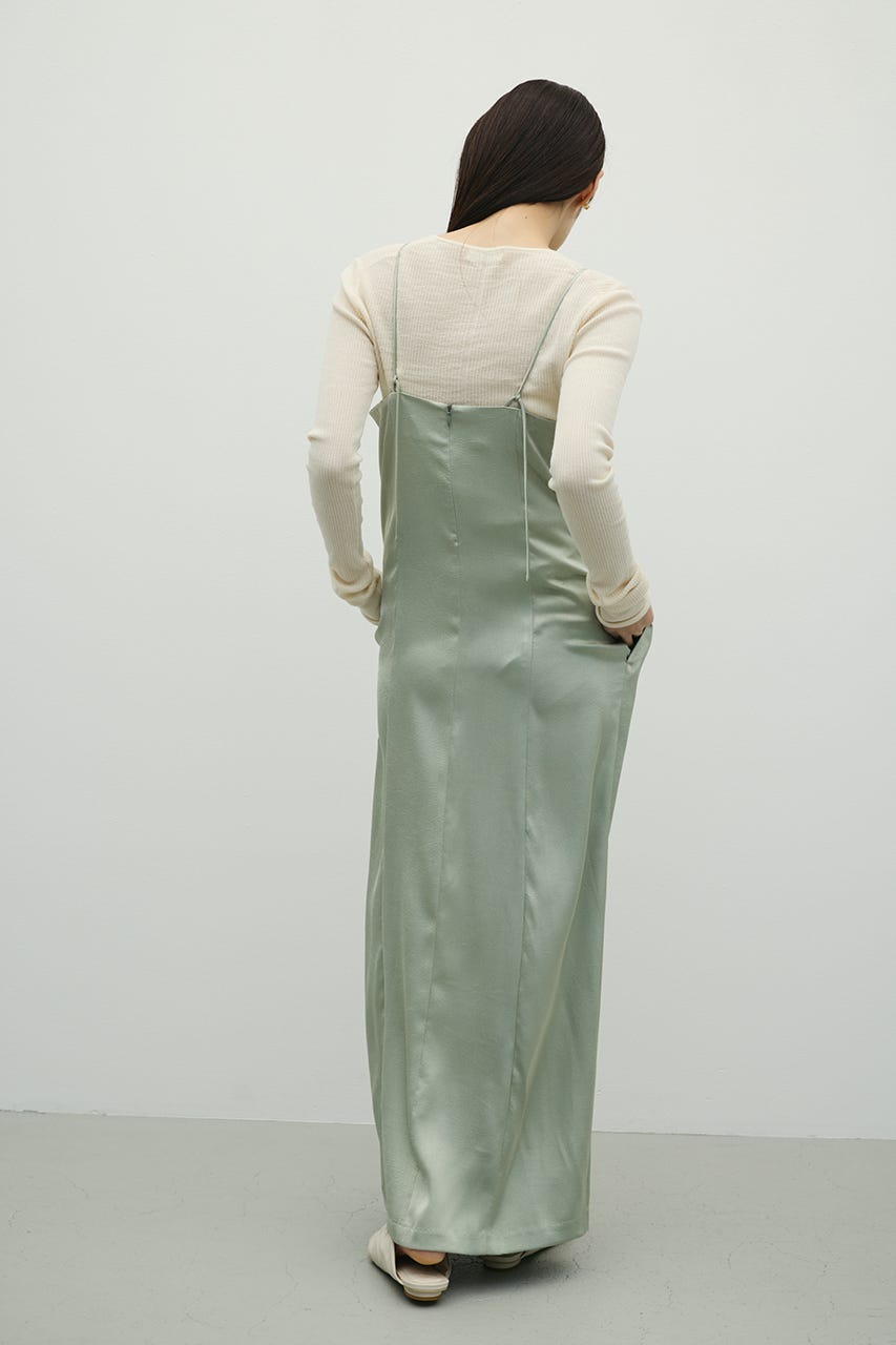 サテンストリングキャミワンピース MINT S