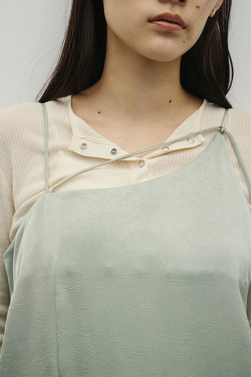 サテンストリングキャミワンピース MINT S