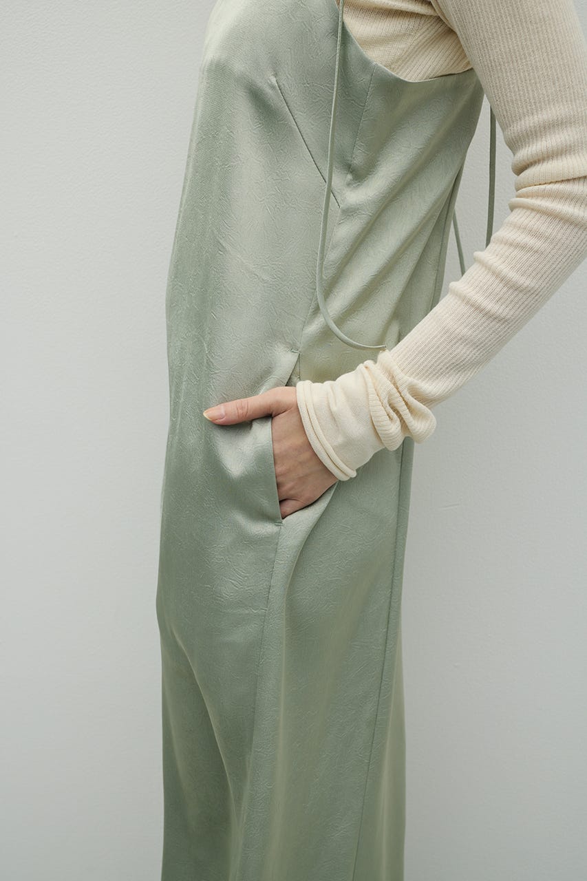 サテンストリングキャミワンピース MINT S