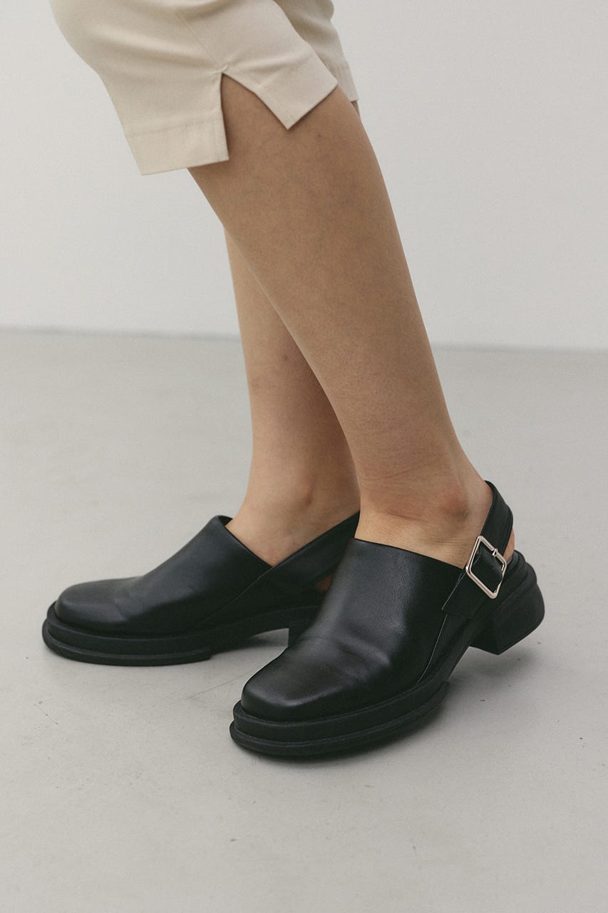 クロッグサンダル BLK S