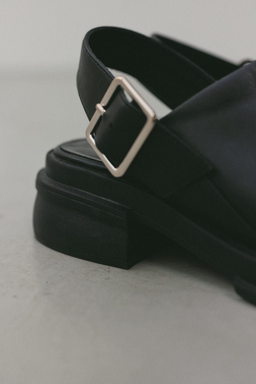クロッグサンダル BLK S