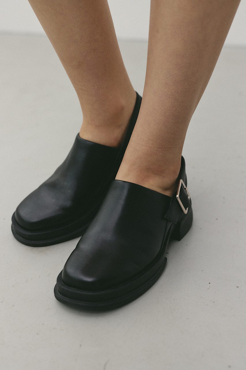 クロッグサンダル BLK S