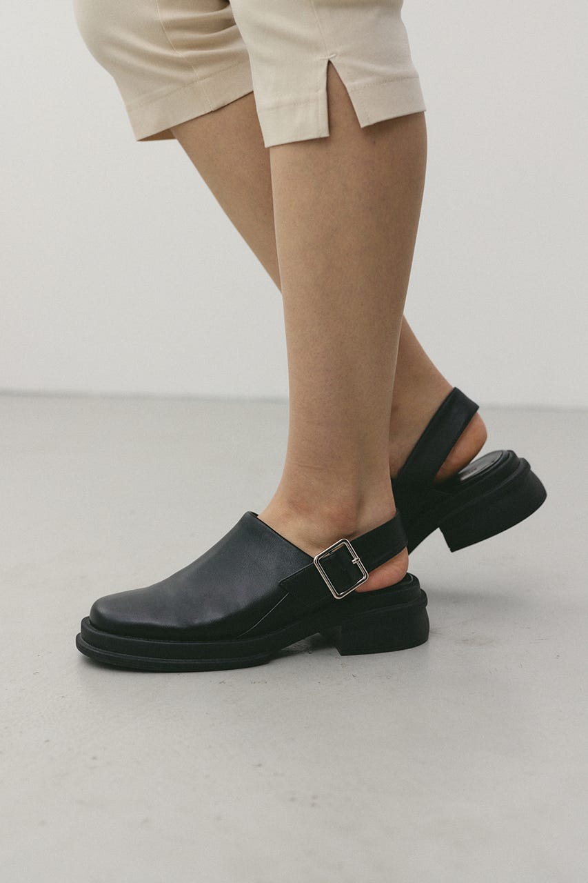 クロッグサンダル BLK S