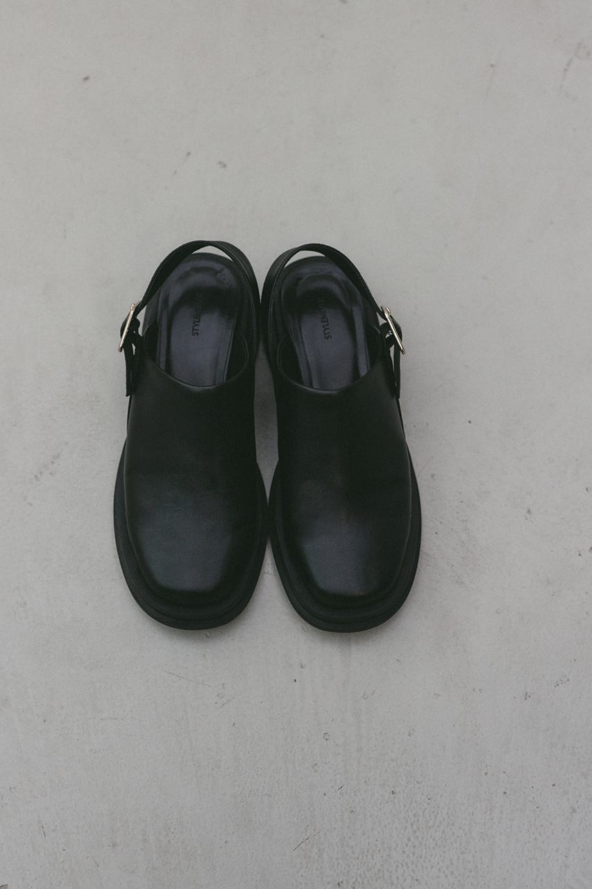 クロッグサンダル BLK S