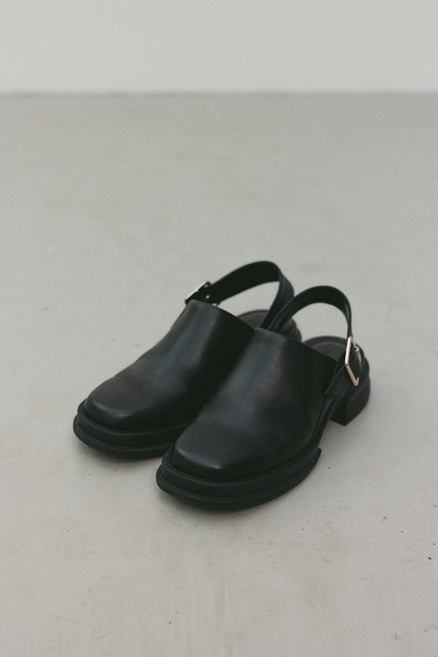 クロッグサンダル BLK S