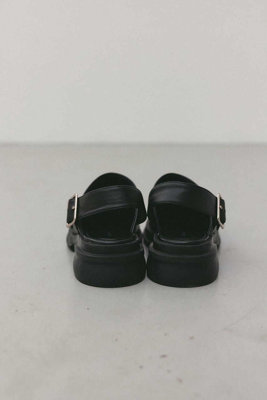 クロッグサンダル BLK S