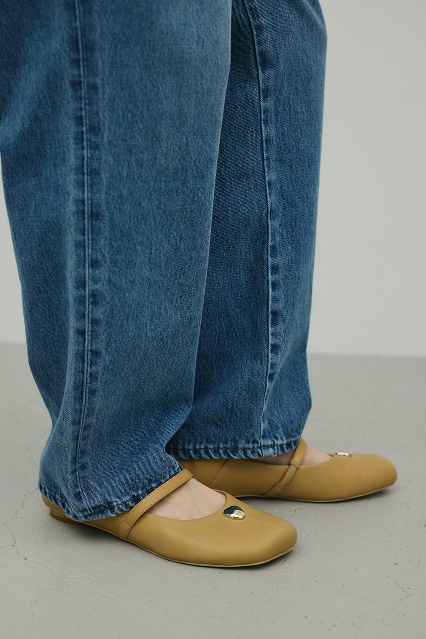 メタルモチーフパンプス BEG M