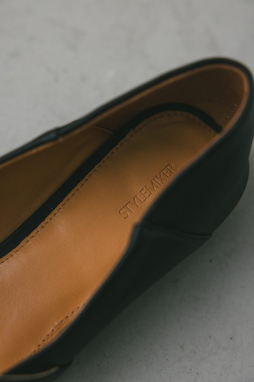 メタルモチーフパンプス BLK M