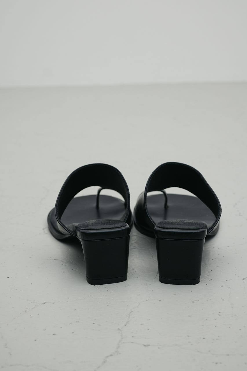 トングヒールサンダル BLK M