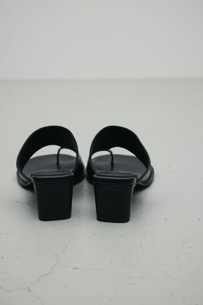 トングヒールサンダル BLK M