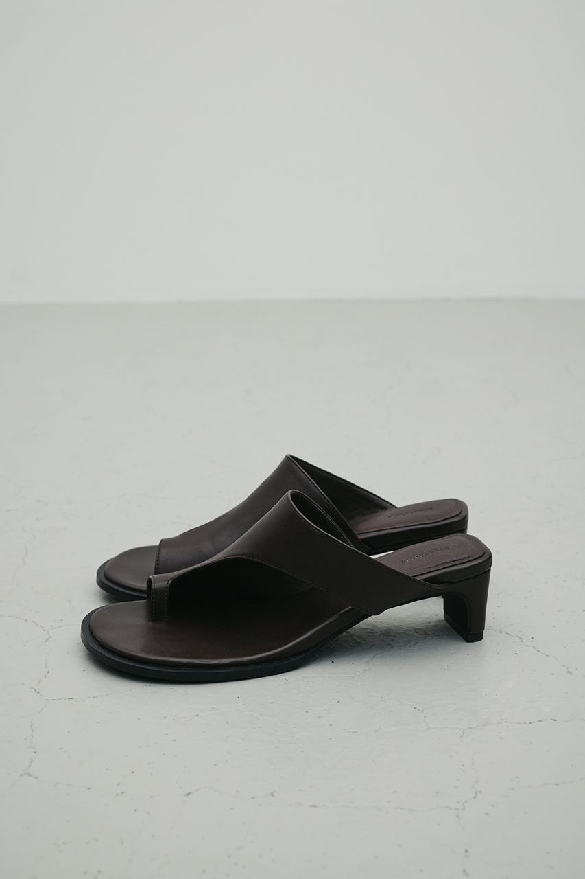 トングヒールサンダル BRN M