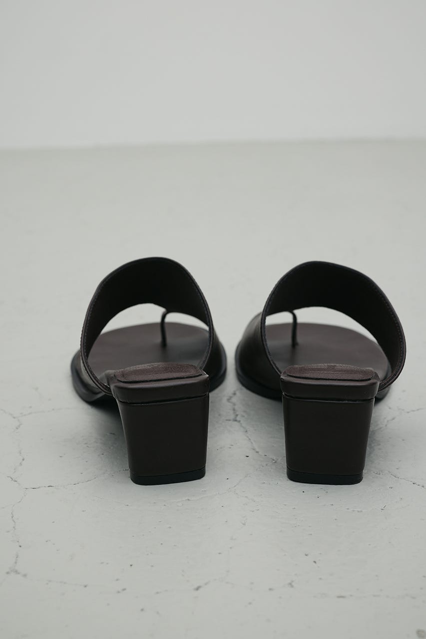 トングヒールサンダル BRN M