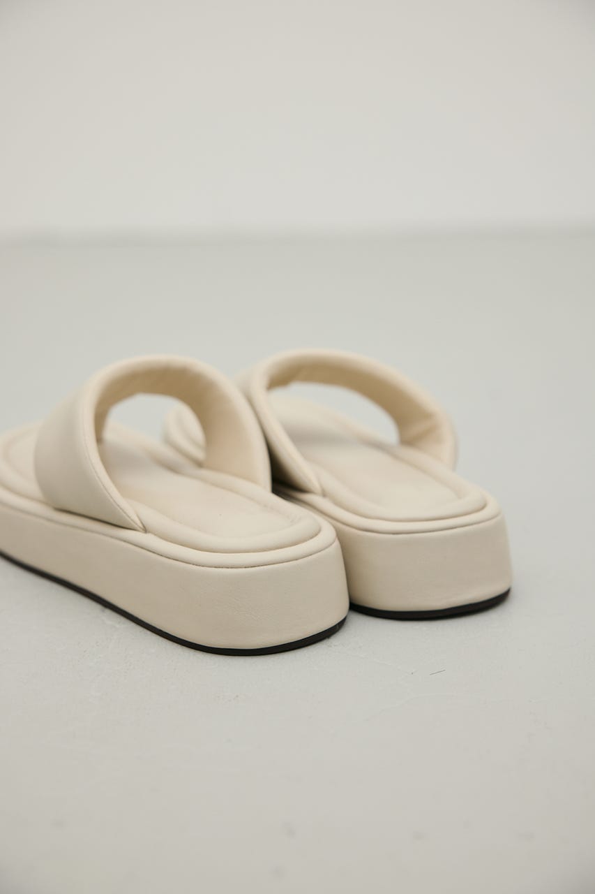 プラットフォームトングサンダル L/BEG M