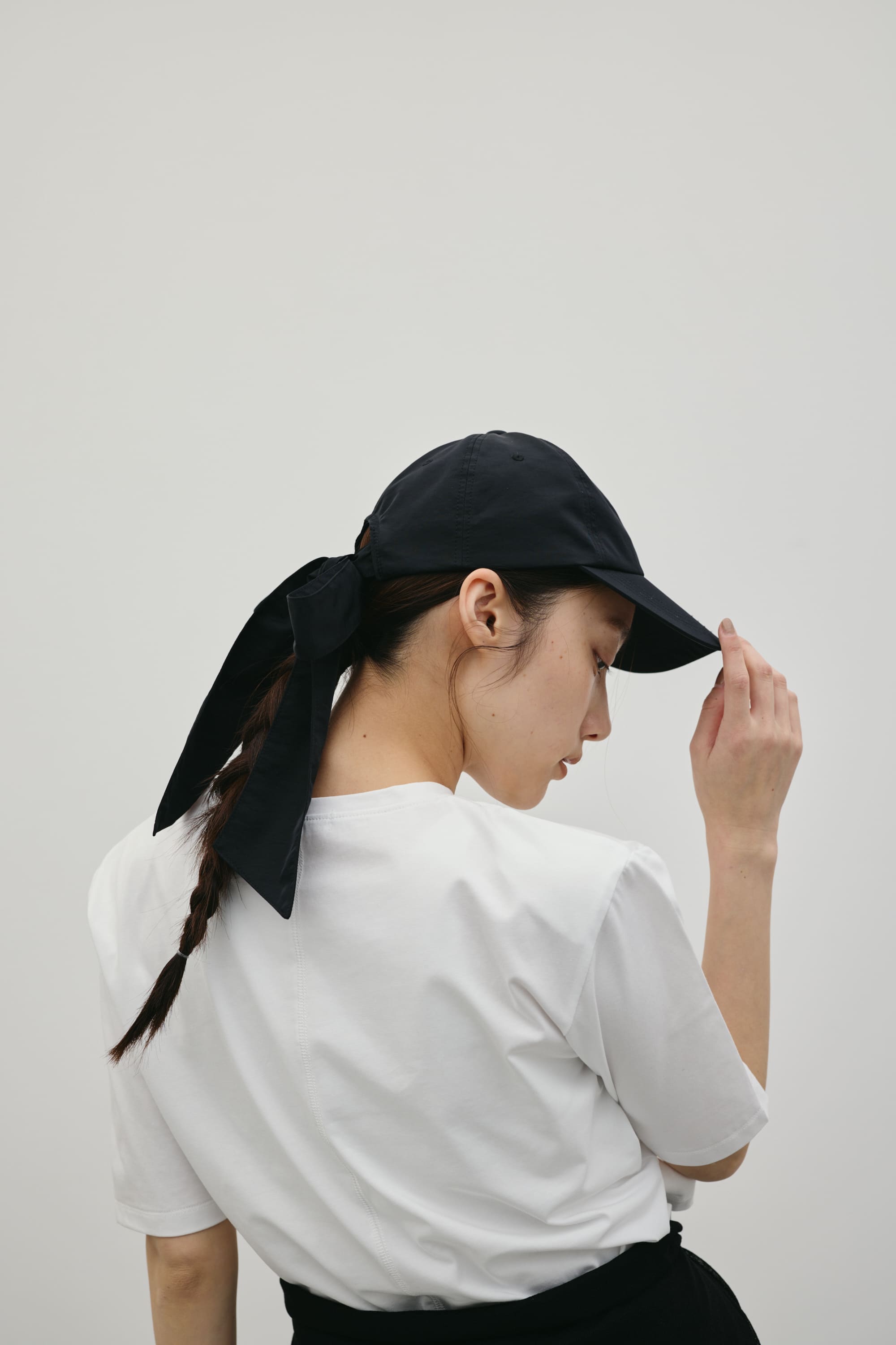 バックリボンキャップ BLK FREE