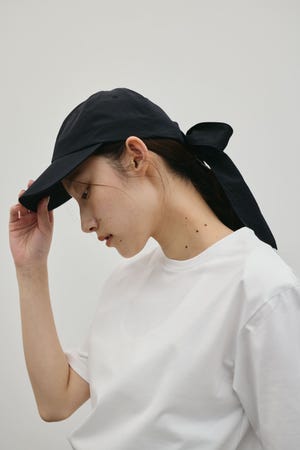 バックリボンキャップ