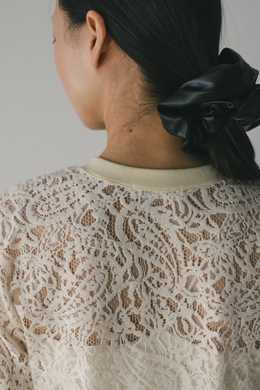 ニュアンスレースニットカーデ IVOY FREE