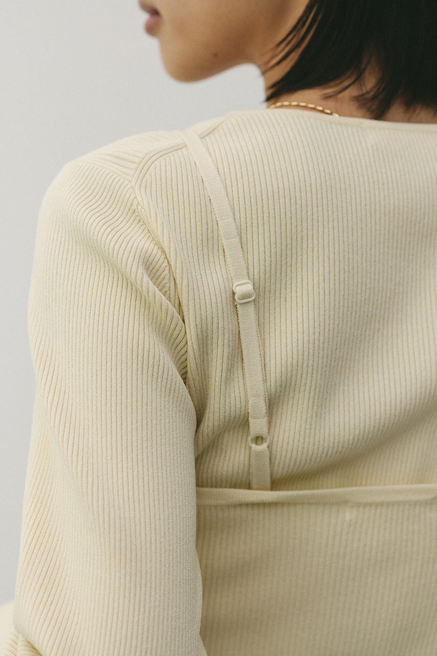 2ピースペプラムドライニット IVOY FREE