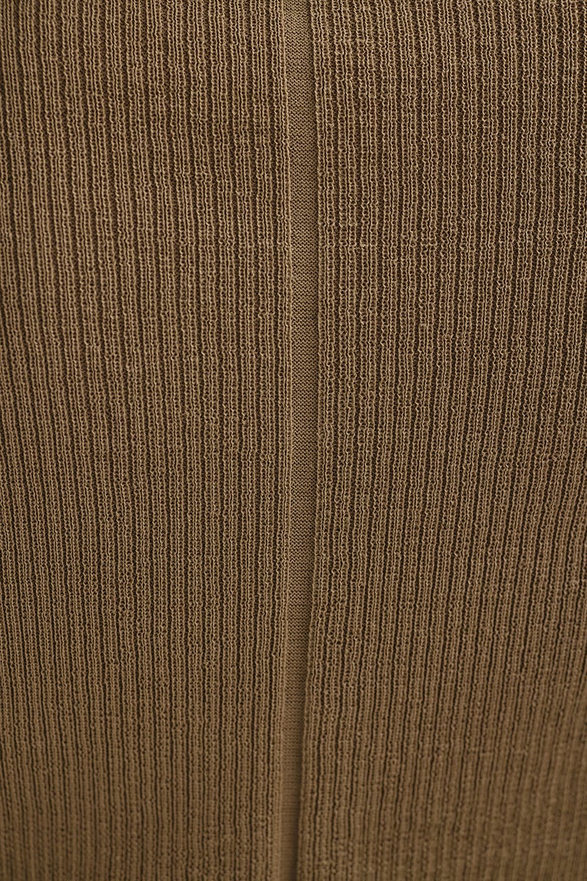 ヘンリーネックシアーニット BEG FREE