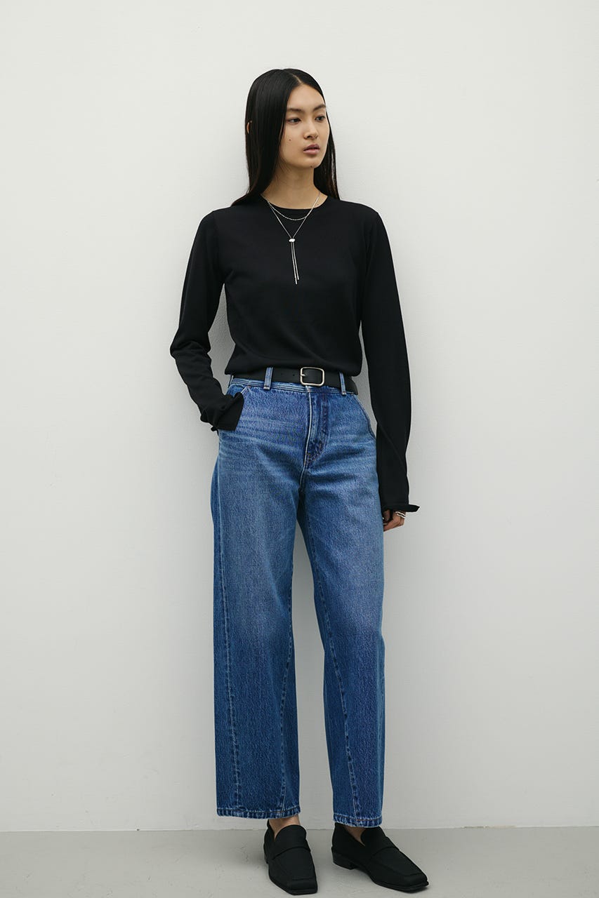 スリットスリーブニット BLK FREE