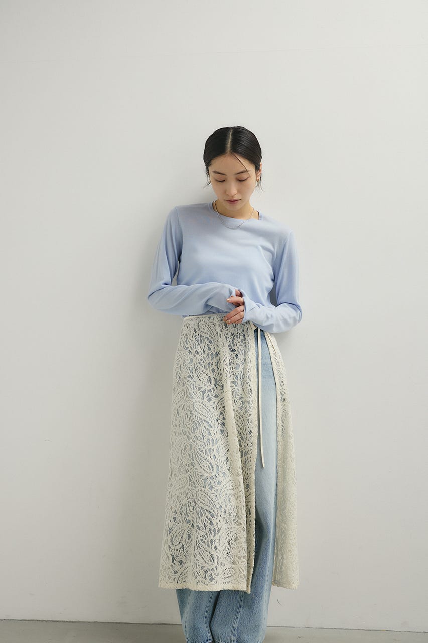 スリットスリーブニット SAX FREE