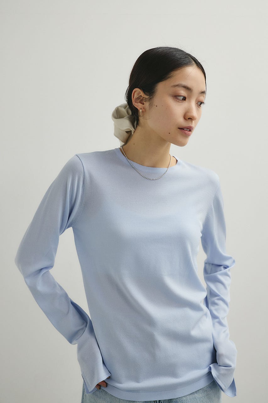 スリットスリーブニット SAX FREE