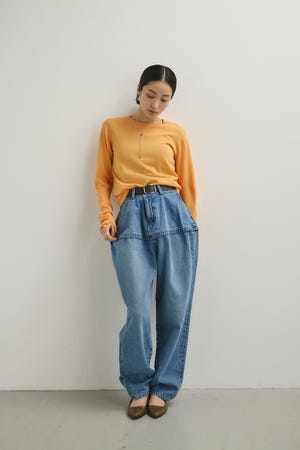 スリットスリーブニット