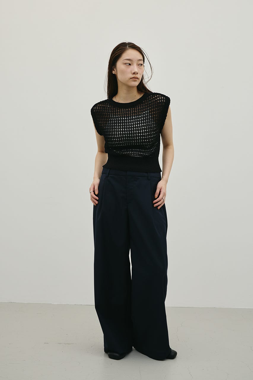 2WAYクロシェニット BLK FREE