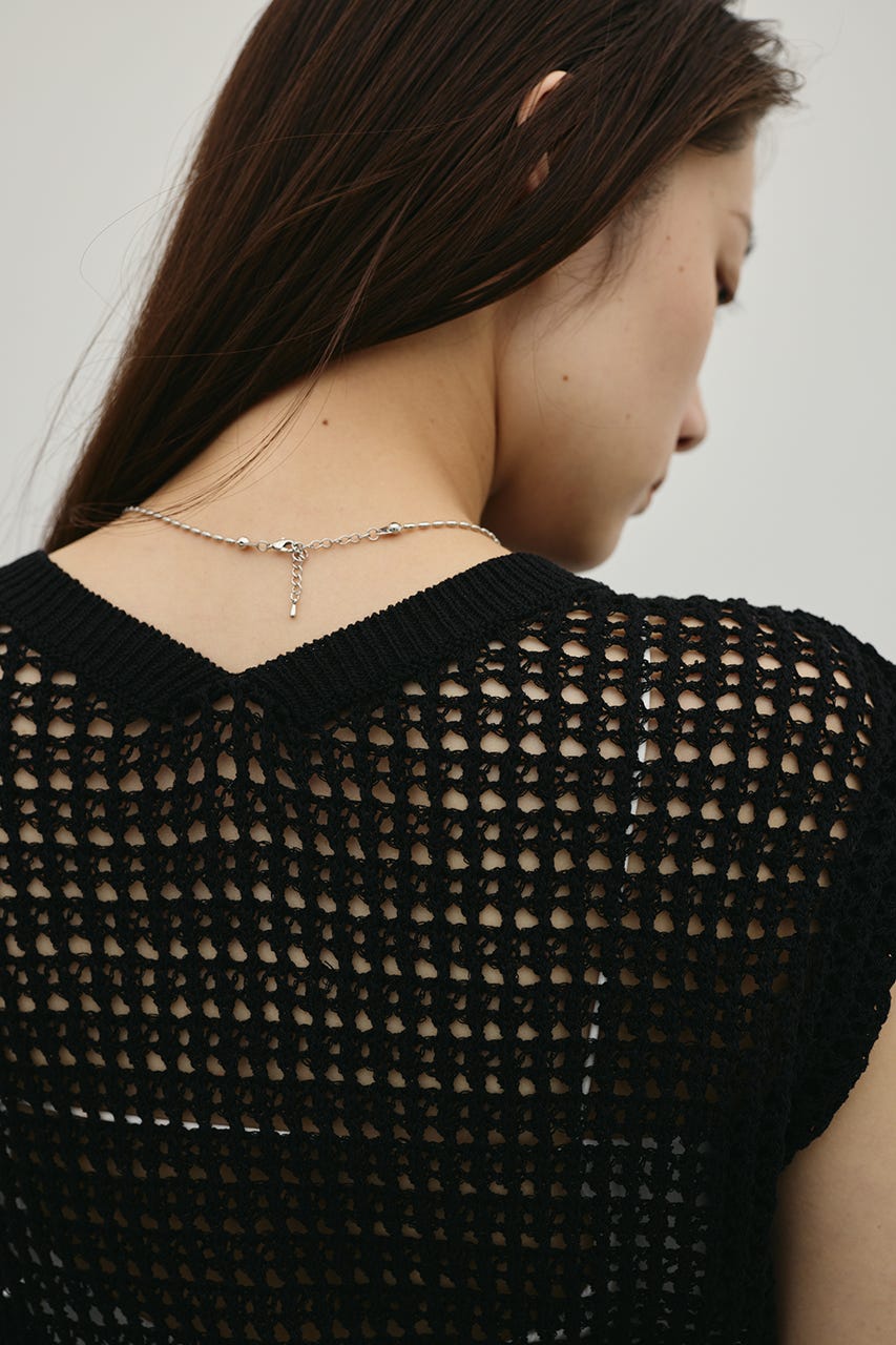 2WAYクロシェニット BLK FREE