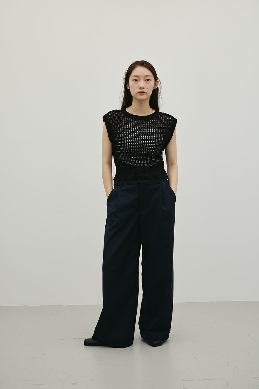 2WAYクロシェニット BLK FREE