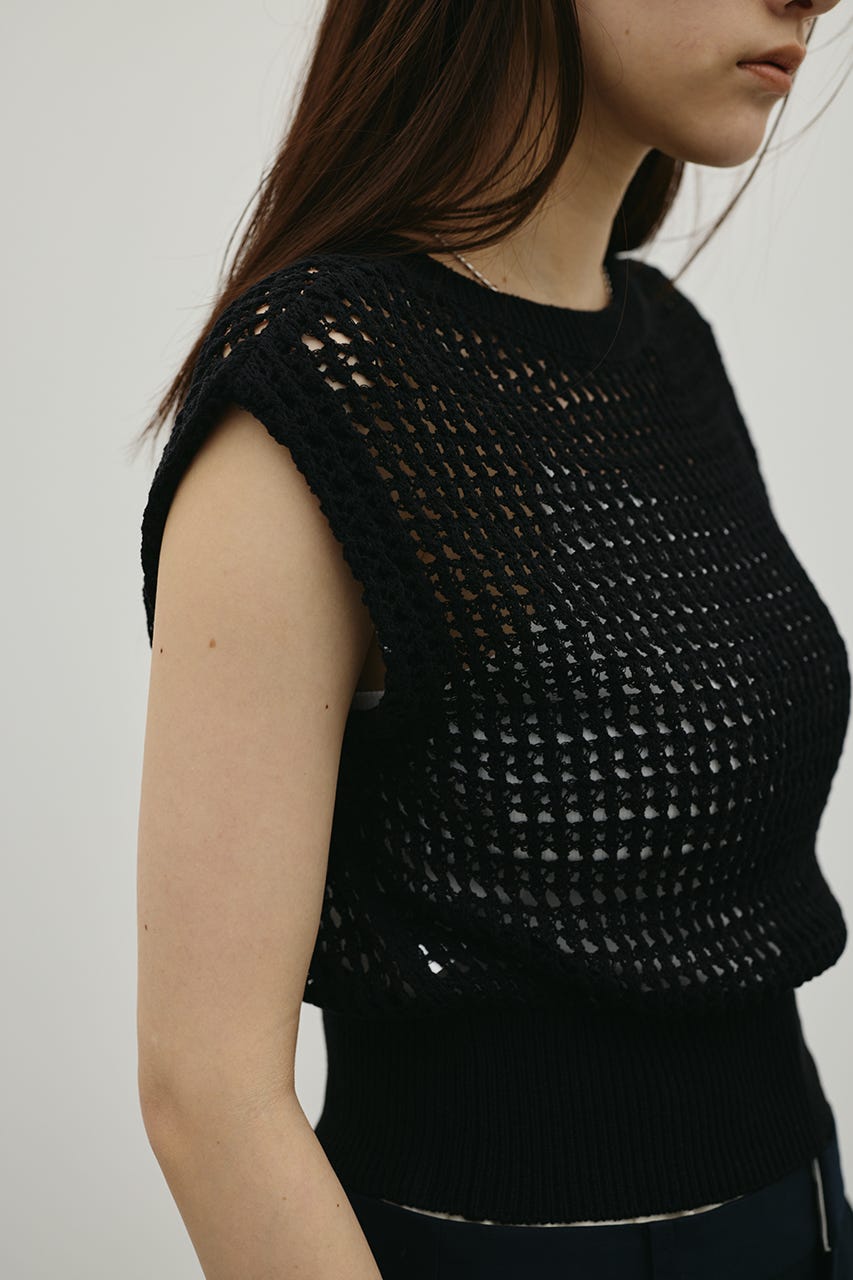2WAYクロシェニット BLK FREE